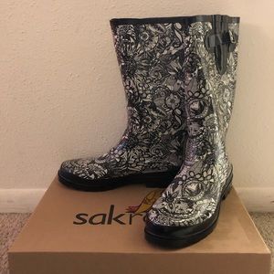 Sakroots Rainboots Size 10US